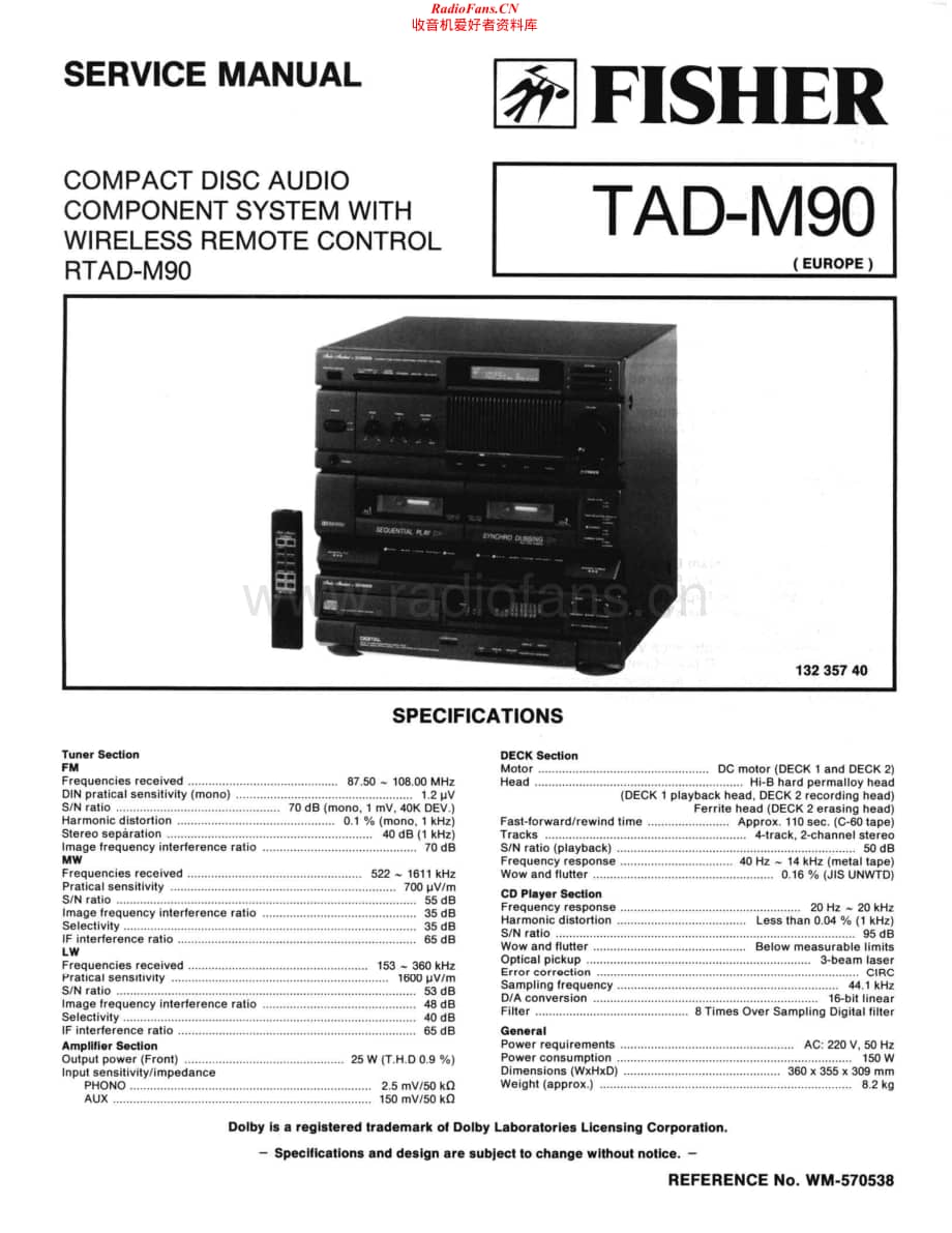 Fisher-TADM90-mc-sch维修电路原理图.pdf_第1页