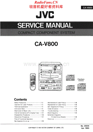 JVC-CAV800-cs-sm维修电路原理图.pdf