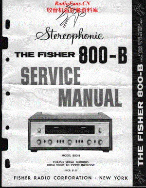 Fisher-800B-rec-sm维修电路原理图.pdf
