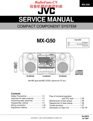 JVC-MXG50-cs-sm维修电路原理图.pdf