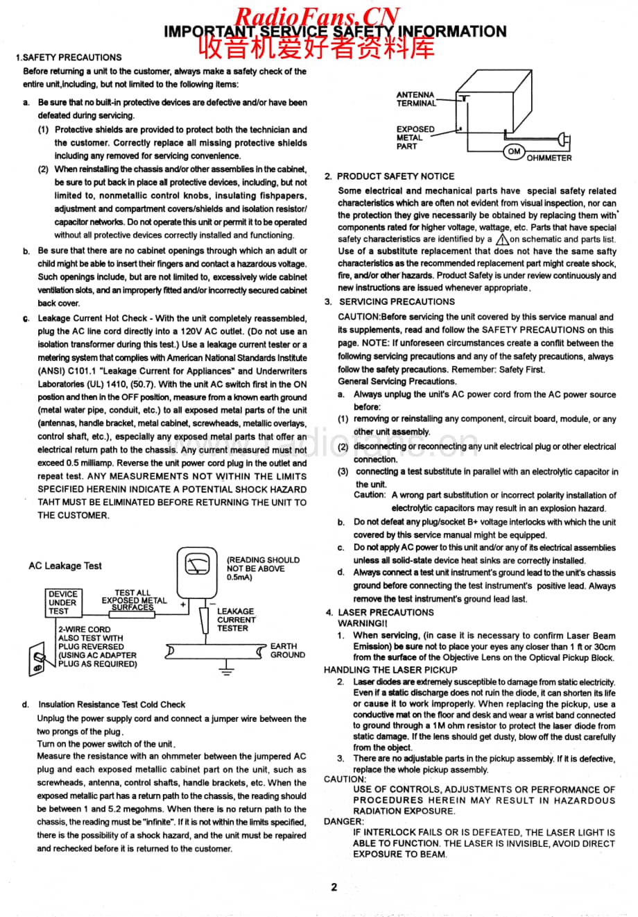 Fisher-SLIM1800-mc-sm维修电路原理图.pdf_第2页
