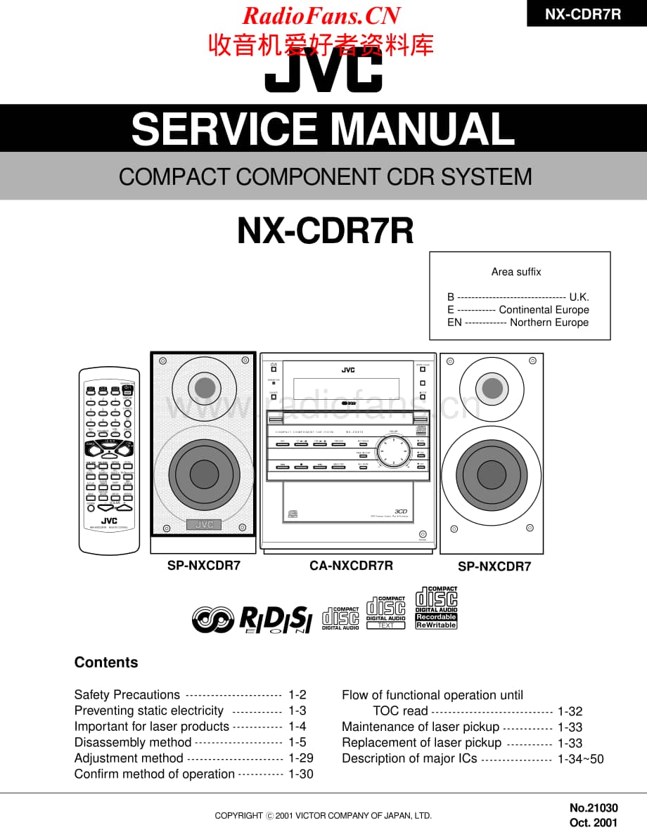JVC-NXCDR7R-cs-sm维修电路原理图.pdf_第1页