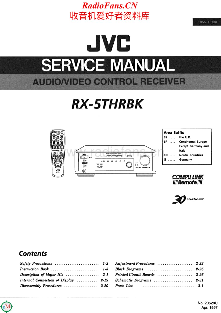 JVC-RX5THRBK-rec-sm维修电路原理图.pdf_第1页