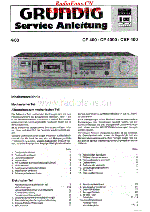 Grundig-CF400-tape-sm维修电路原理图.pdf