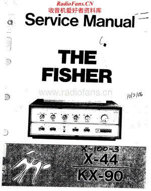 Fisher-X100-3X-int-sm维修电路原理图.pdf