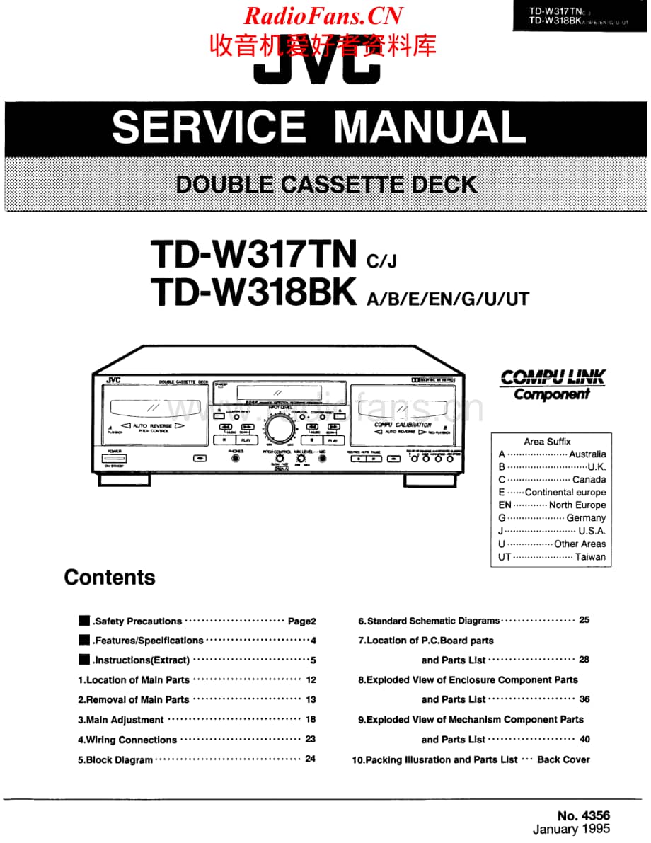 JVC-TDW317TN-tape-sm维修电路原理图.pdf_第1页