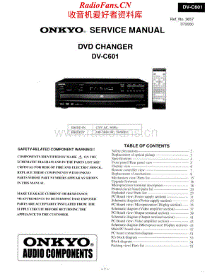 Onkyo-DVC601-cd-sm维修电路原理图.pdf