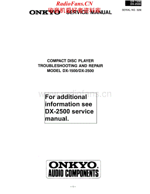 Onkyo-DX1500-cd-sm维修电路原理图.pdf