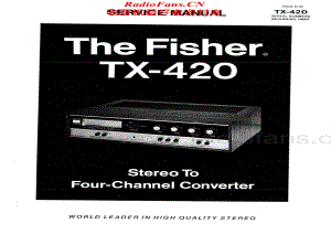Fisher-TX420-conv-sm维修电路原理图.pdf