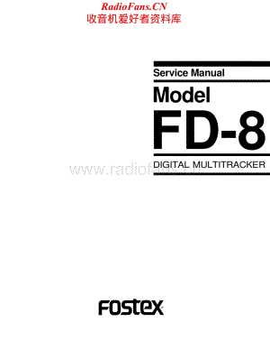 Fostex-FD8-dm-sm维修电路原理图.pdf