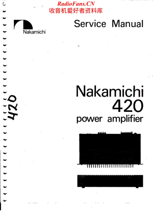 Nakamichi-420-pwr-sm维修电路原理图.pdf