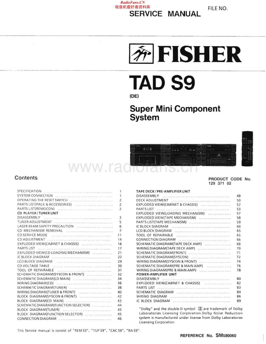 Fisher-TADS9-mc-sch维修电路原理图.pdf_第1页