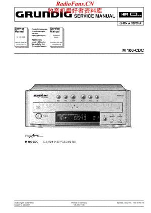 Grundig-M100CDC-cd-dm维修电路原理图.pdf