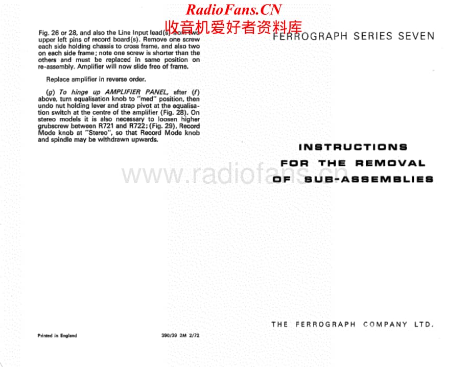 Ferguson-Ferrograph7-tape-sa维修电路原理图.pdf_第1页