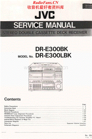 JVC-DRE300LBK-cs-sm维修电路原理图.pdf