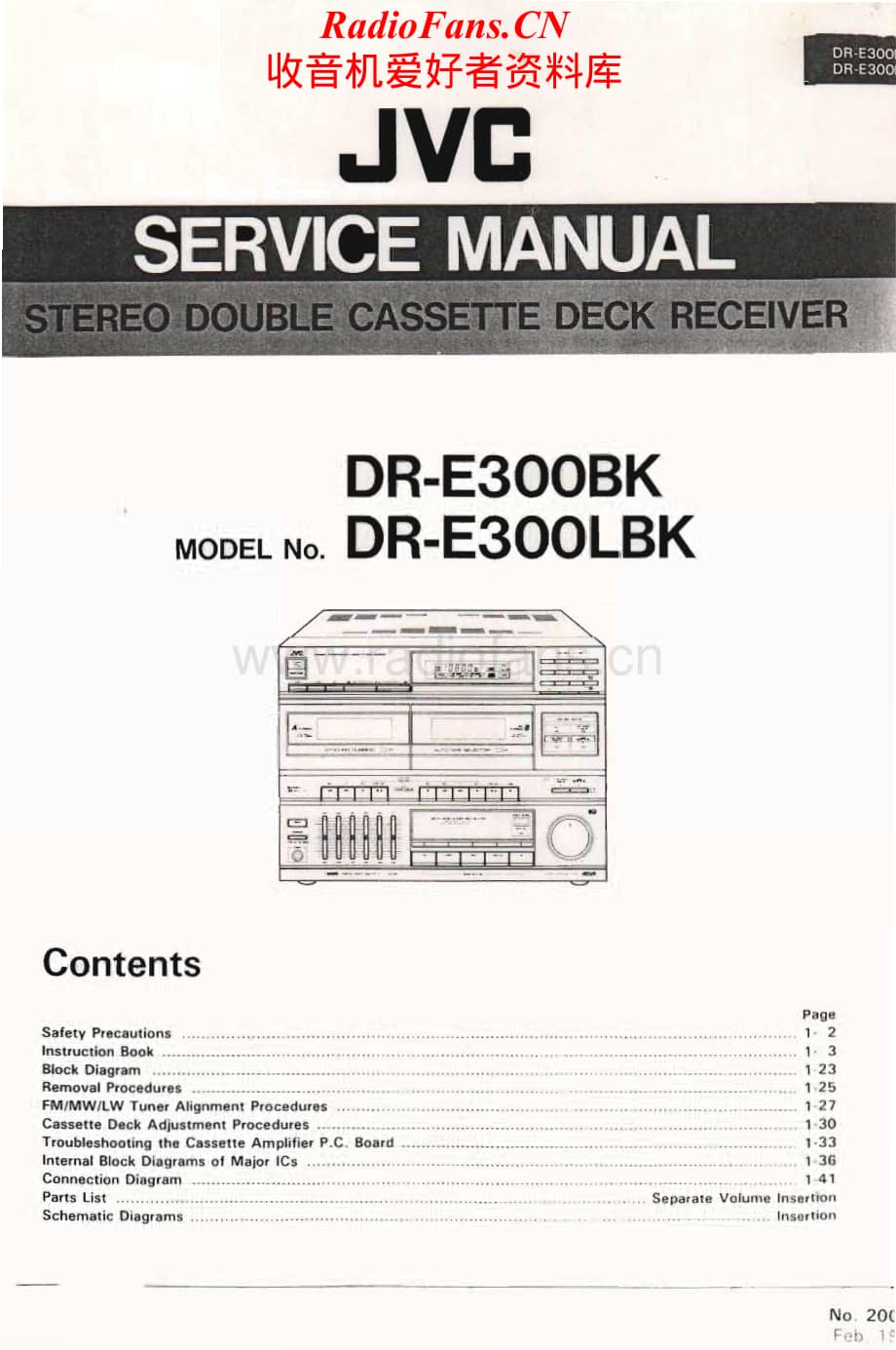 JVC-DRE300LBK-cs-sm维修电路原理图.pdf_第1页