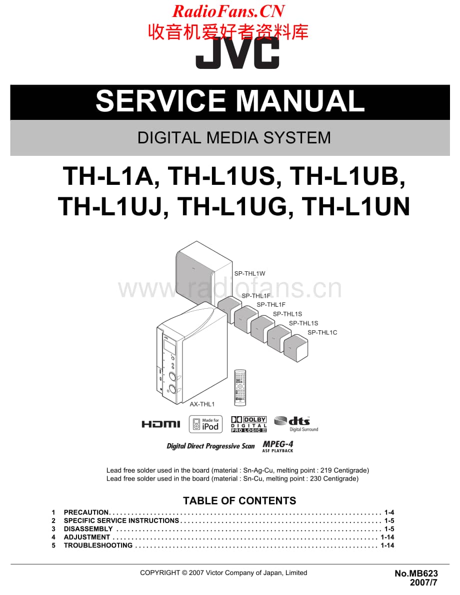 JVC-THL1A-dms-sm维修电路原理图.pdf_第1页