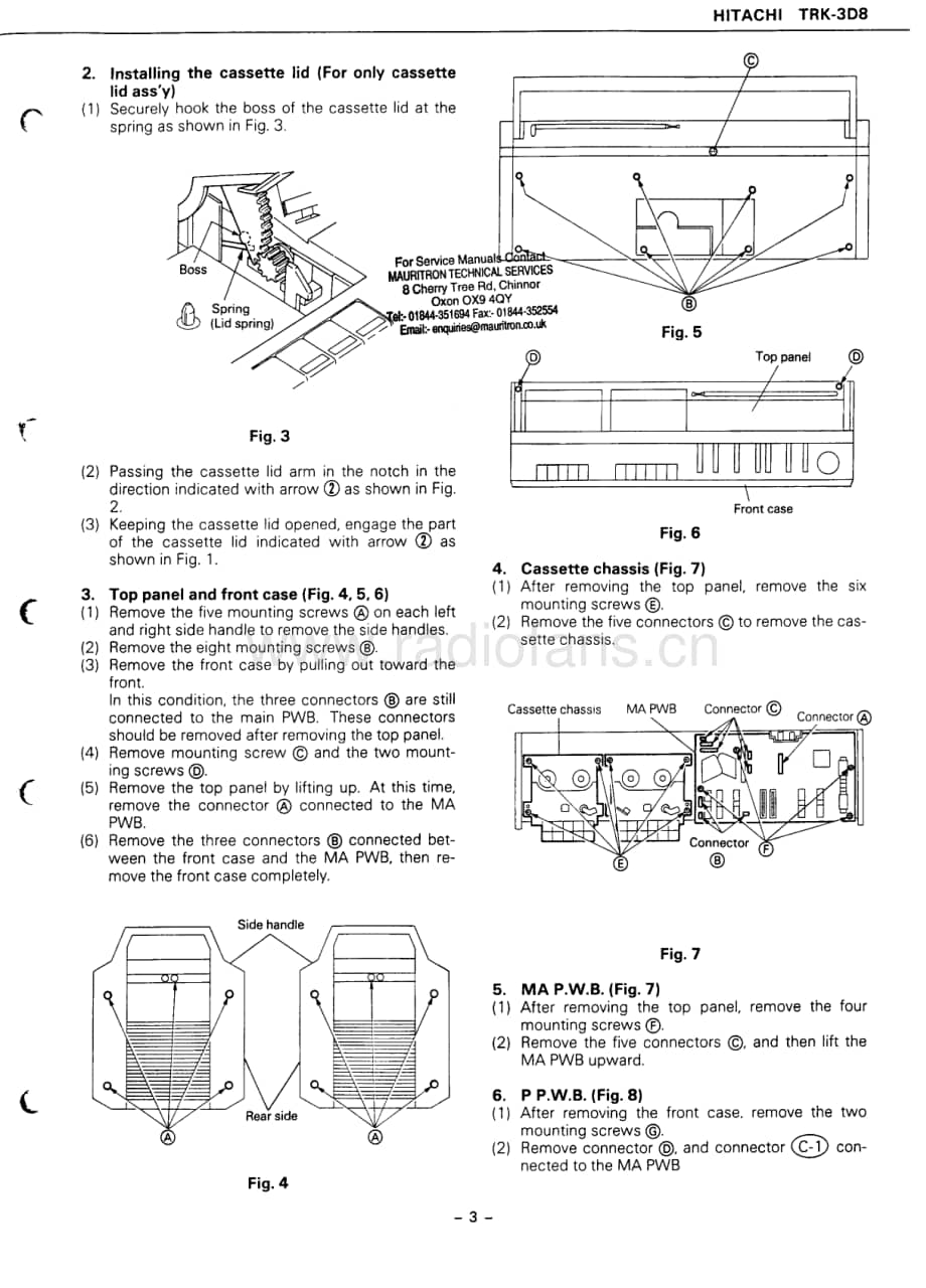 Hitachi-TRK3D8-pr-sm维修电路原理图.pdf_第3页