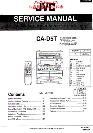 JVC-CAD5T-cs-sm维修电路原理图.pdf