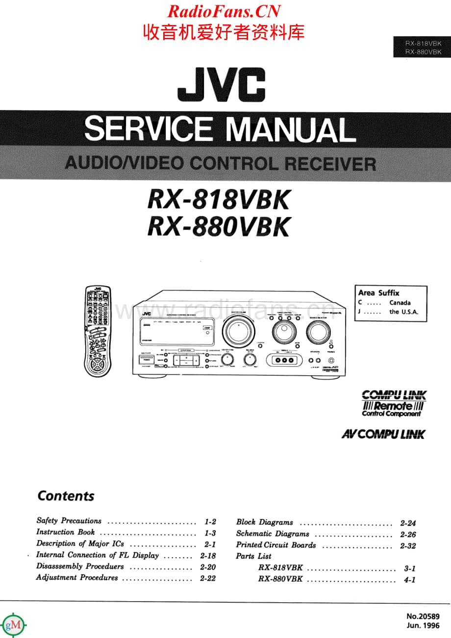 JVC-RX880VBK-avr-sm维修电路原理图.pdf_第1页