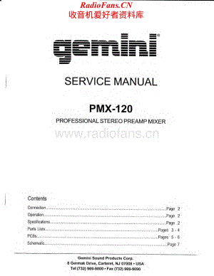 Gemini-PMX120-mix-sm维修电路原理图.pdf