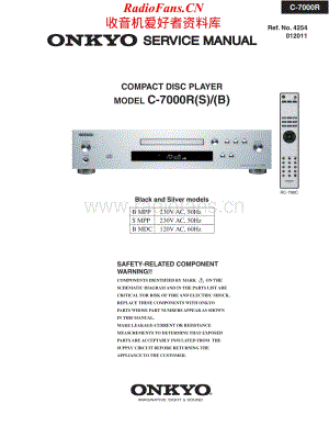 Onkyo-C7000R-cd-sm维修电路原理图.pdf