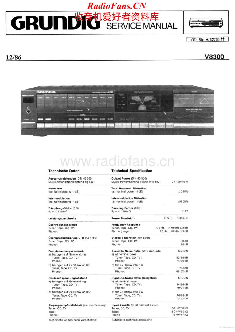 Grundig-V8300-int-sm维修电路原理图.pdf_第1页