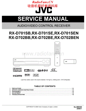 JVC-RXD701S-avr-sch维修电路原理图.pdf