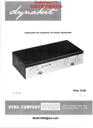 Dynaco-PAM1-pre-sm维修电路原理图.pdf