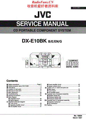 JVC-DXE10BK-cs-sm维修电路原理图.pdf