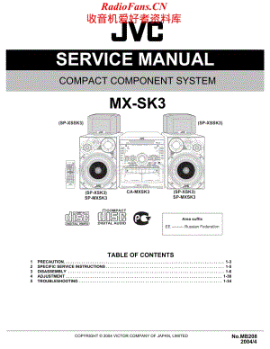 JVC-MXSK3-cs-sm维修电路原理图.pdf
