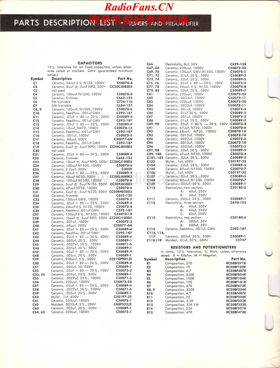 Fisher-Coronet808-mc-sm维修电路原理图.pdf_第2页