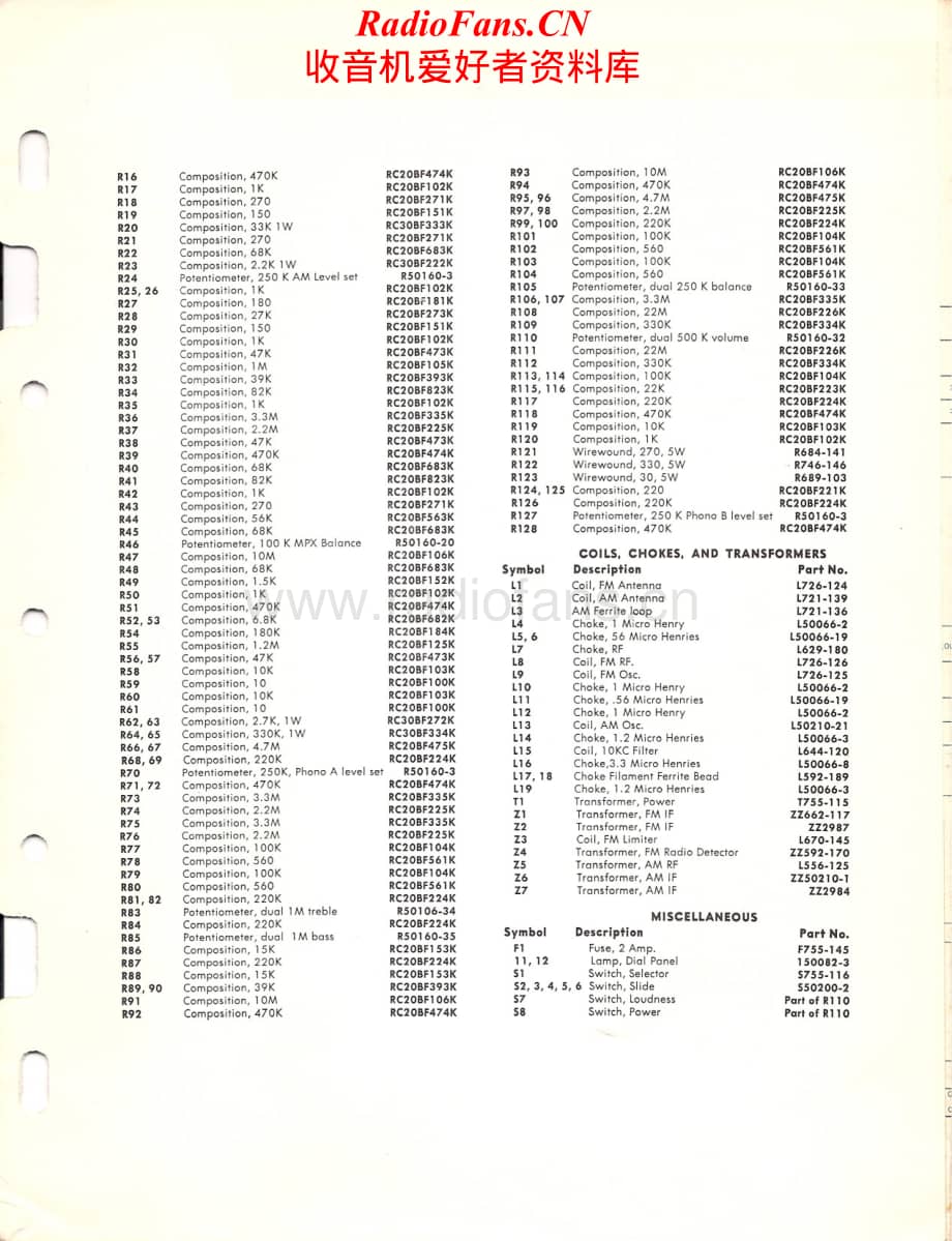Fisher-Coronet808-mc-sm维修电路原理图.pdf_第3页