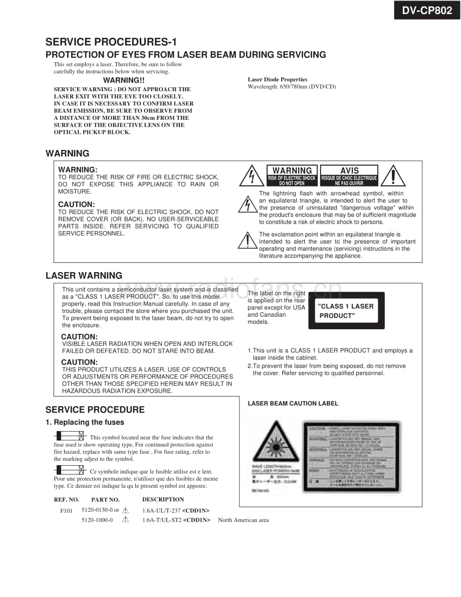 Onkyo-DVCP802-cd-sm维修电路原理图.pdf_第3页