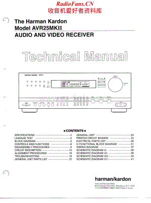 HarmanKardon-AVR25MK2-avr-sm维修电路原理图.pdf