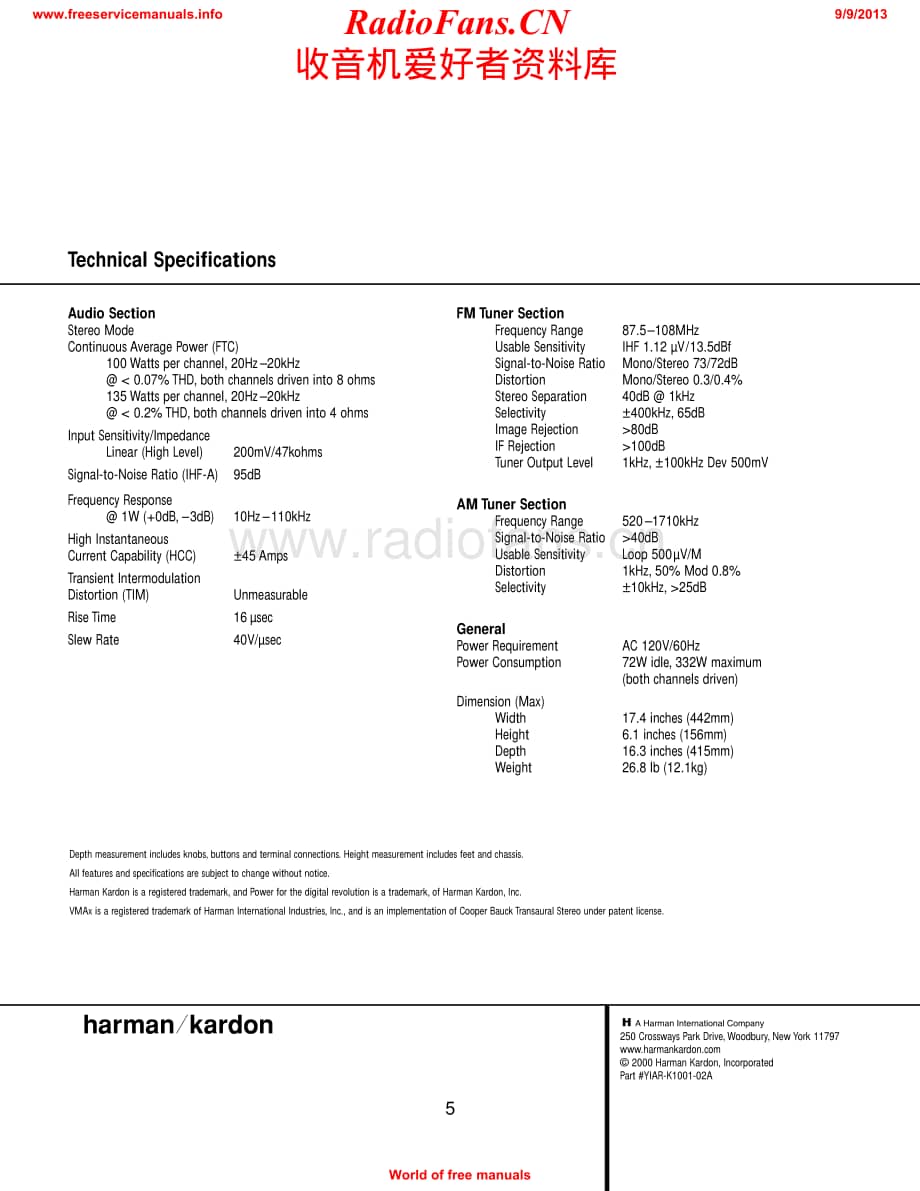 HarmanKardon-3370-rec-sm维修电路原理图.pdf_第3页