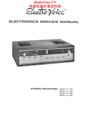 ElectroVoice-EV1182-rec-sm维修电路原理图.pdf