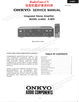 Onkyo-A8830-int-sm维修电路原理图.pdf