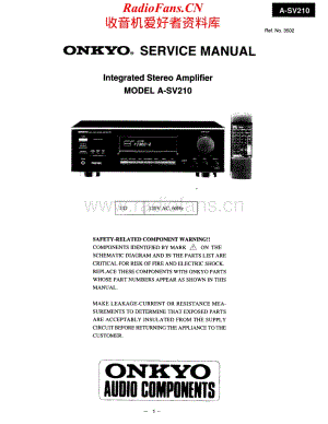 Onkyo-ASV210-int-sm维修电路原理图.pdf