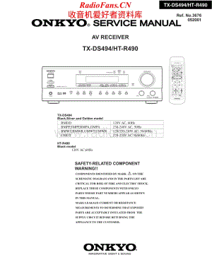 Onkyo-TXDS494-avr-sm维修电路原理图.pdf