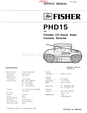 Fisher-PHD15-tape-sch维修电路原理图.pdf