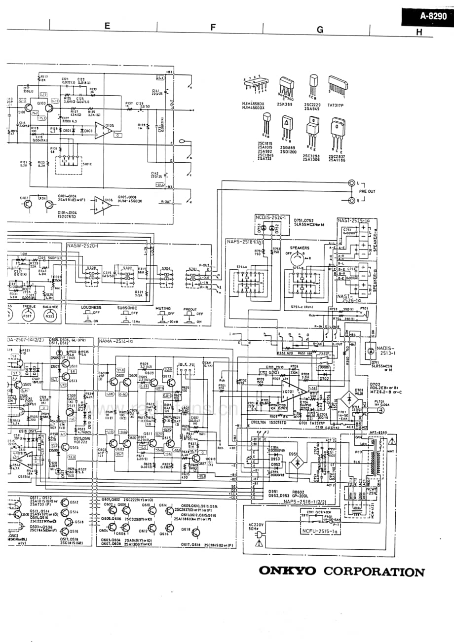 Onkyo-A8290-int-sch维修电路原理图.pdf_第3页