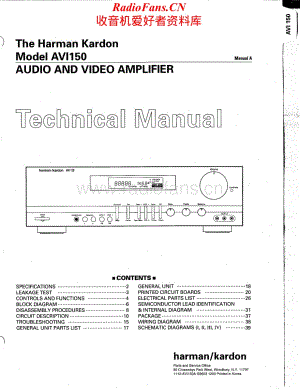 HarmanKardon-AVI150-avr-sm维修电路原理图.pdf