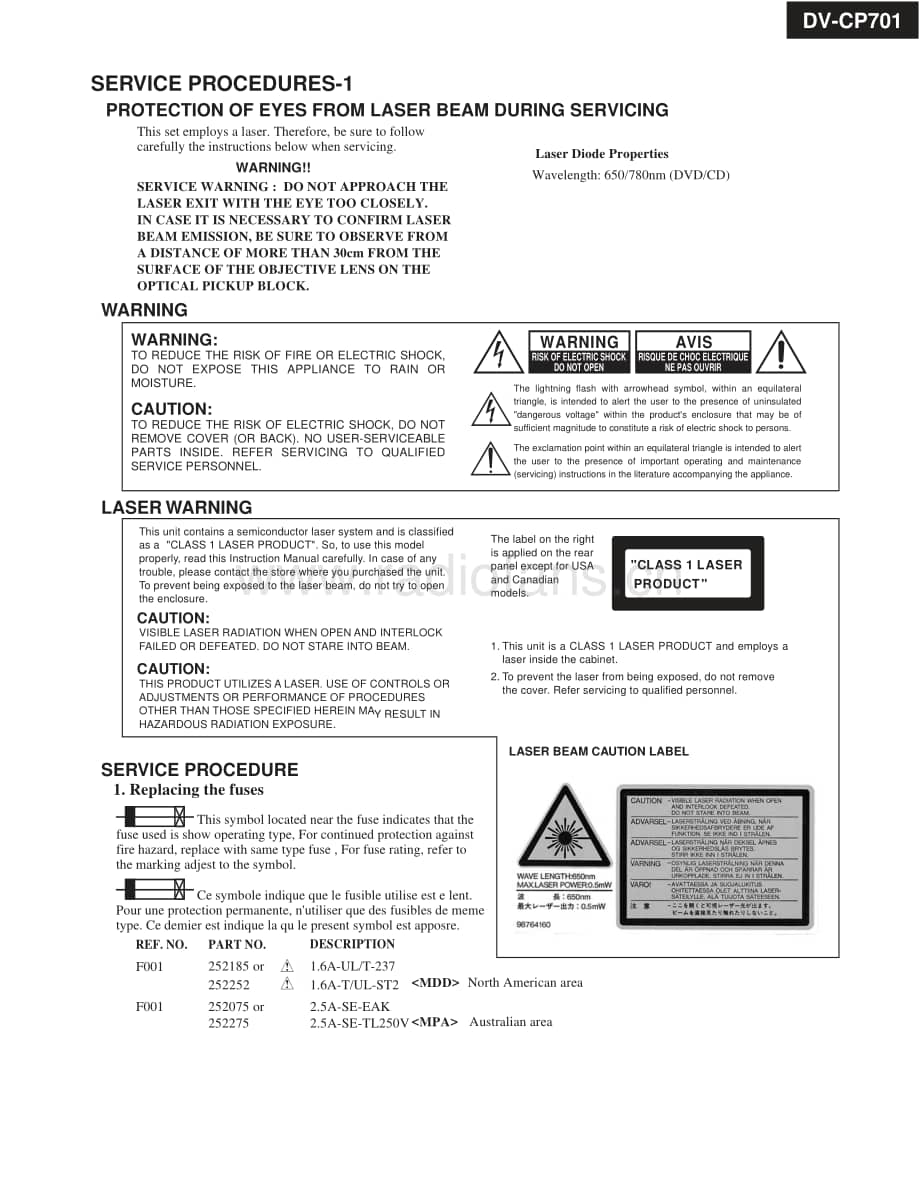 Onkyo-DVC701-cd-sm维修电路原理图.pdf_第3页