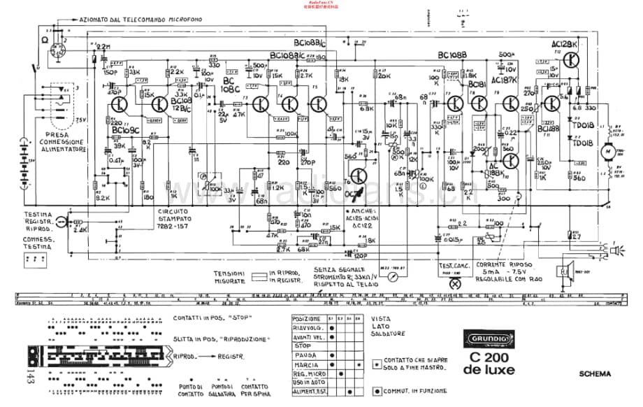Grundig-C200-tape-sch维修电路原理图.pdf_第1页