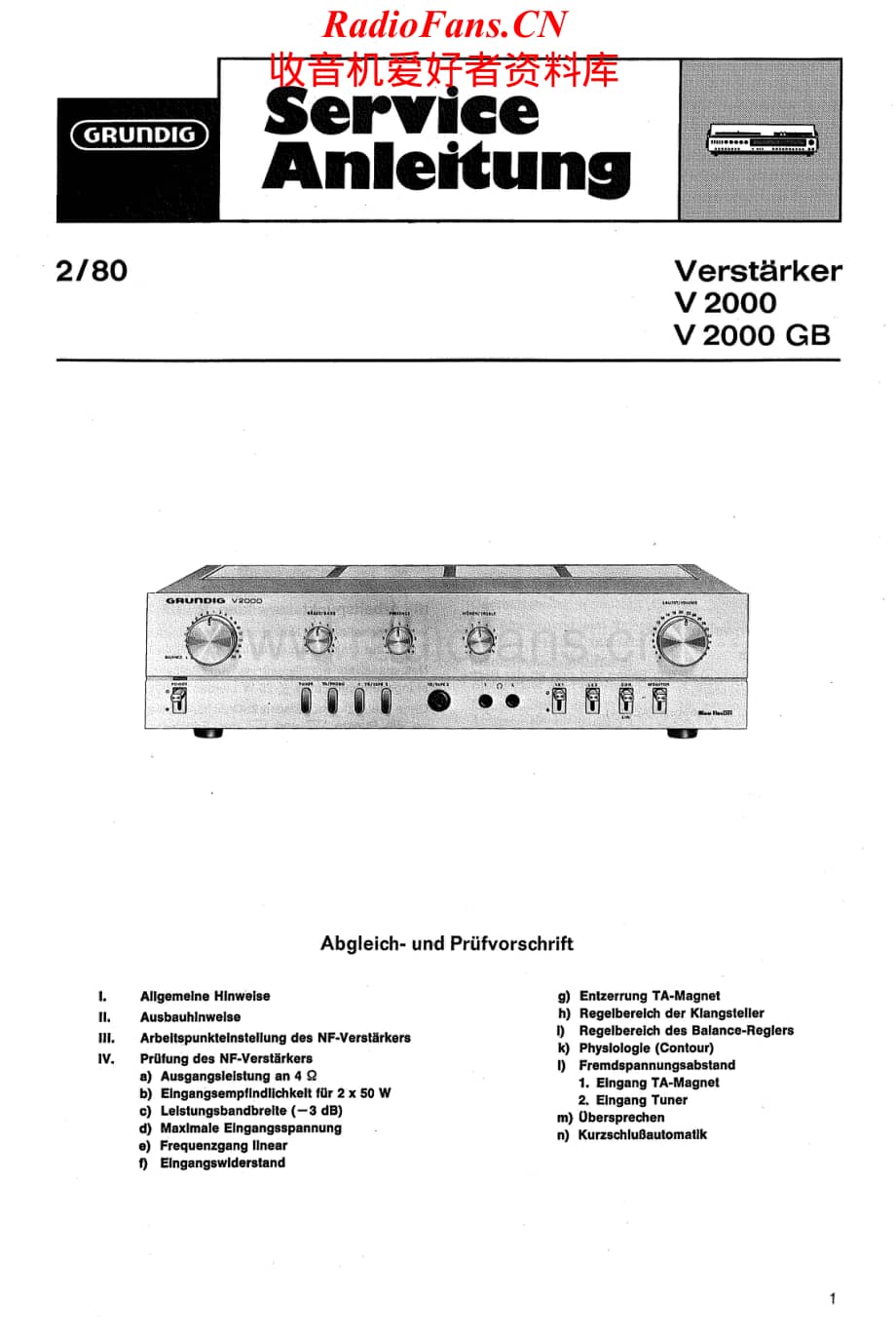 Grundig-V2000-int-sm维修电路原理图.pdf_第1页