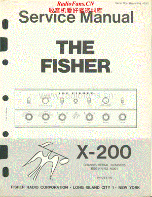 Fisher-X200-int-sm维修电路原理图.pdf