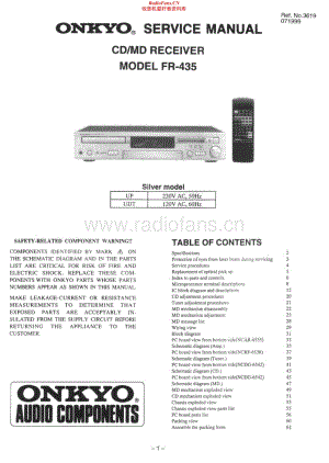 Onkyo-FR435-cdmd-sm维修电路原理图.pdf