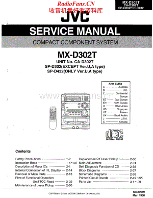 JVC-MXD302T-cs-sm维修电路原理图.pdf