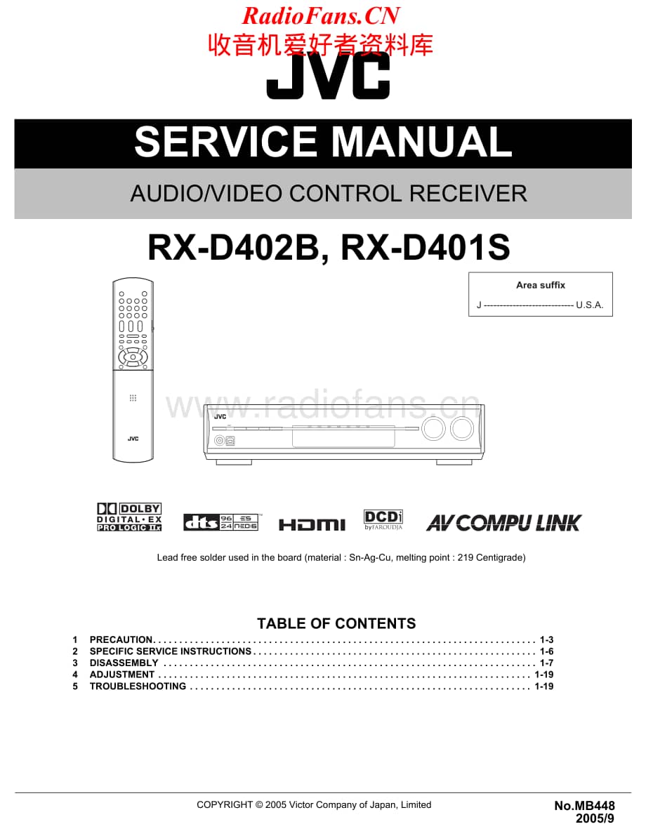 JVC-RXD402B-avr-sch维修电路原理图.pdf_第1页